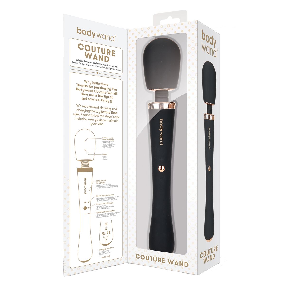 Vibrator Bodywand Schwarz