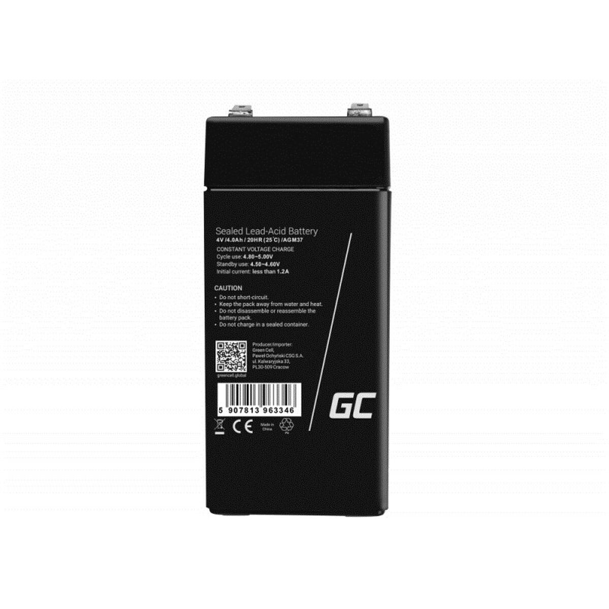 SAI-Batteri Green Cell AGM37 4000 mAh