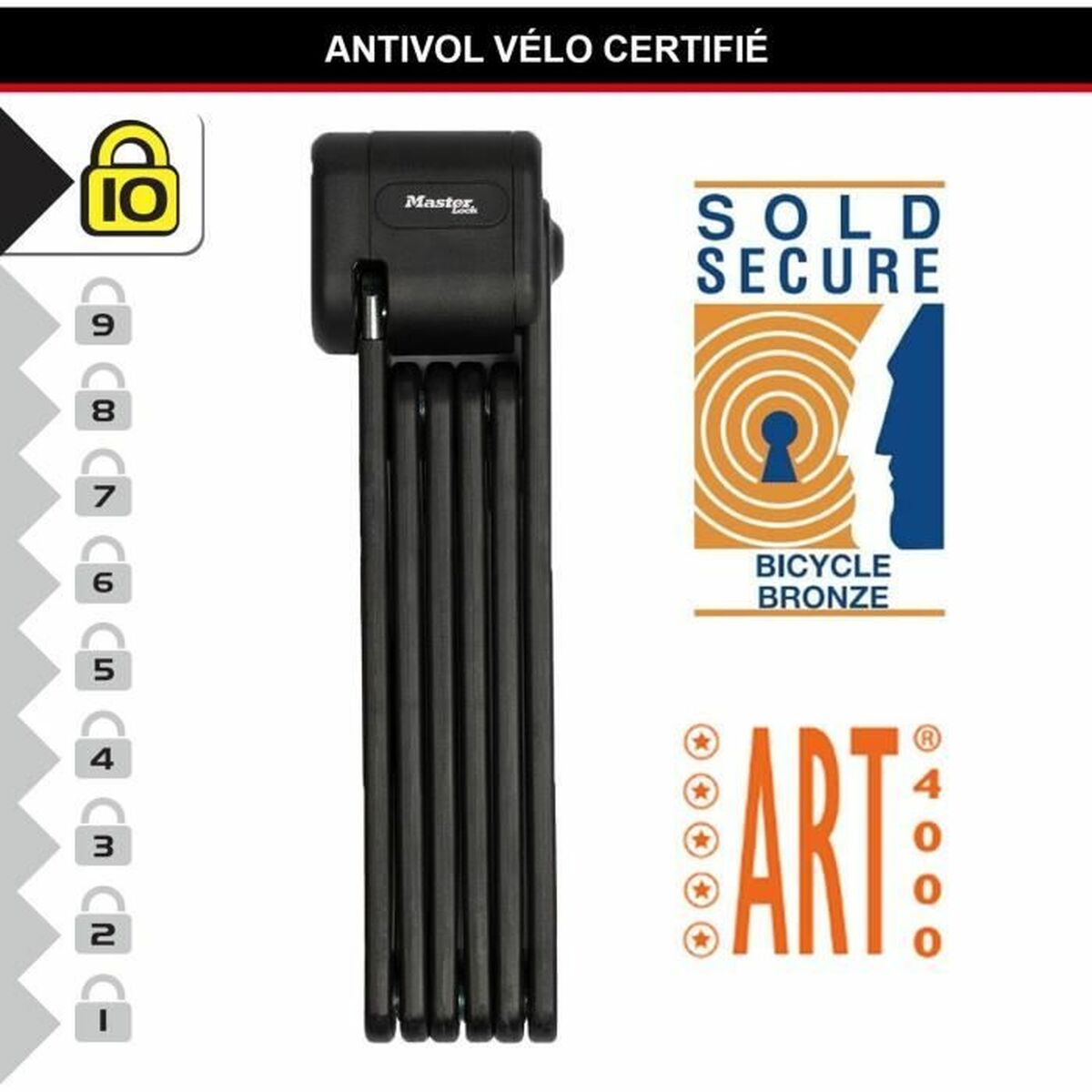Lucchetto con chiave Master Lock