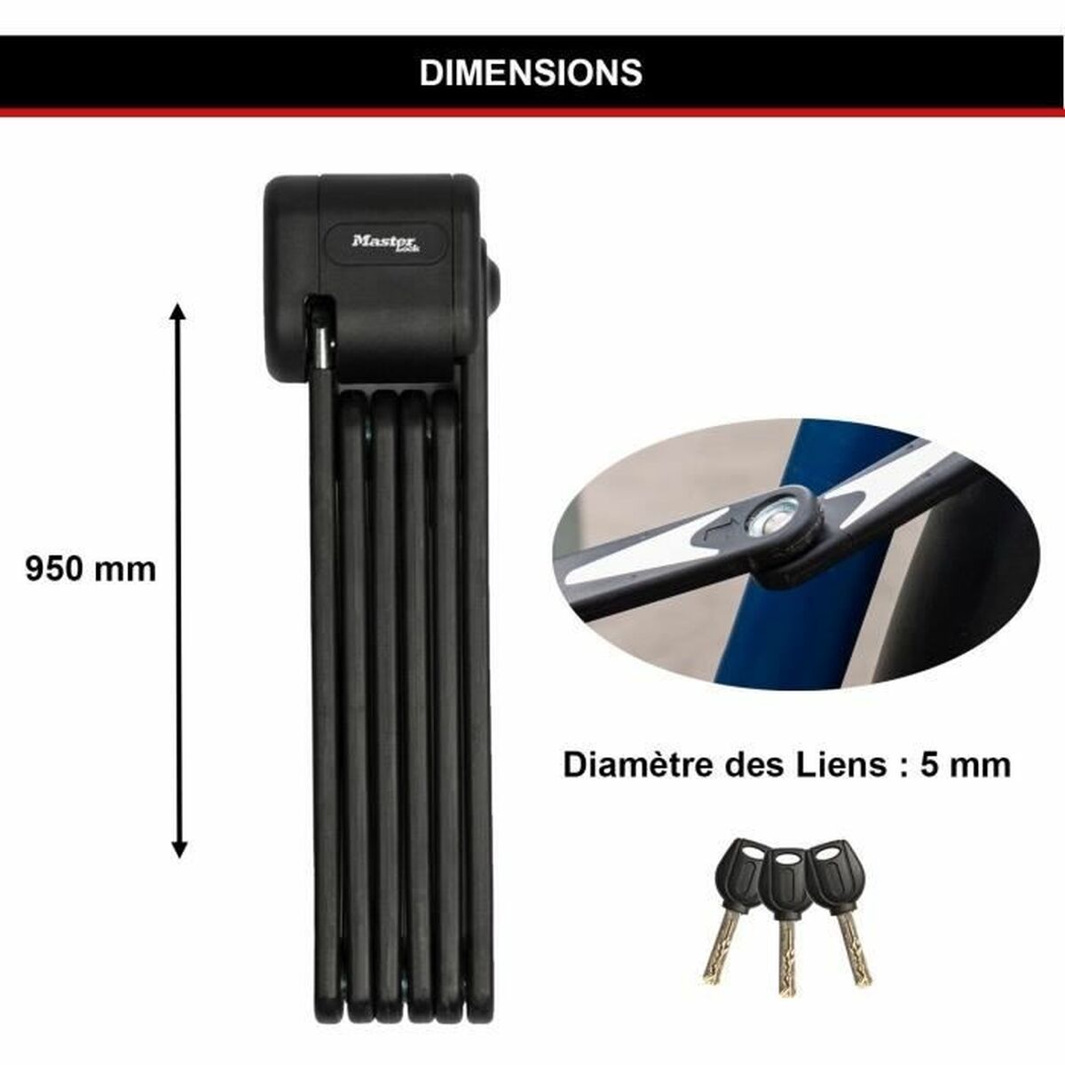 Võtmega tabalukk Master Lock