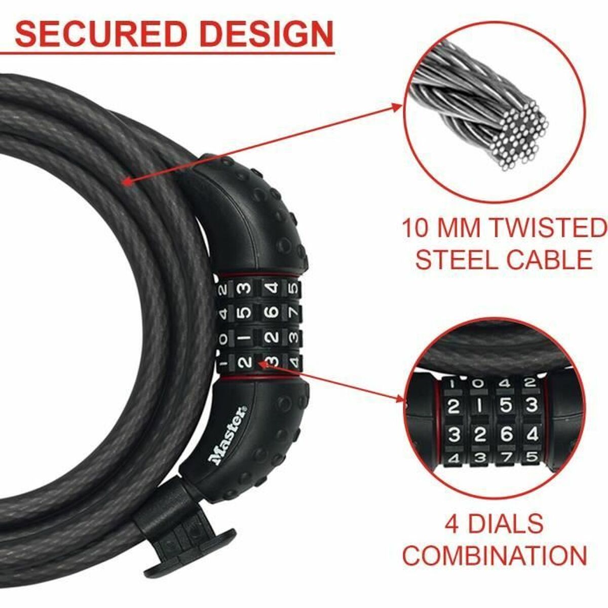 Catena con lucchetto Master Lock