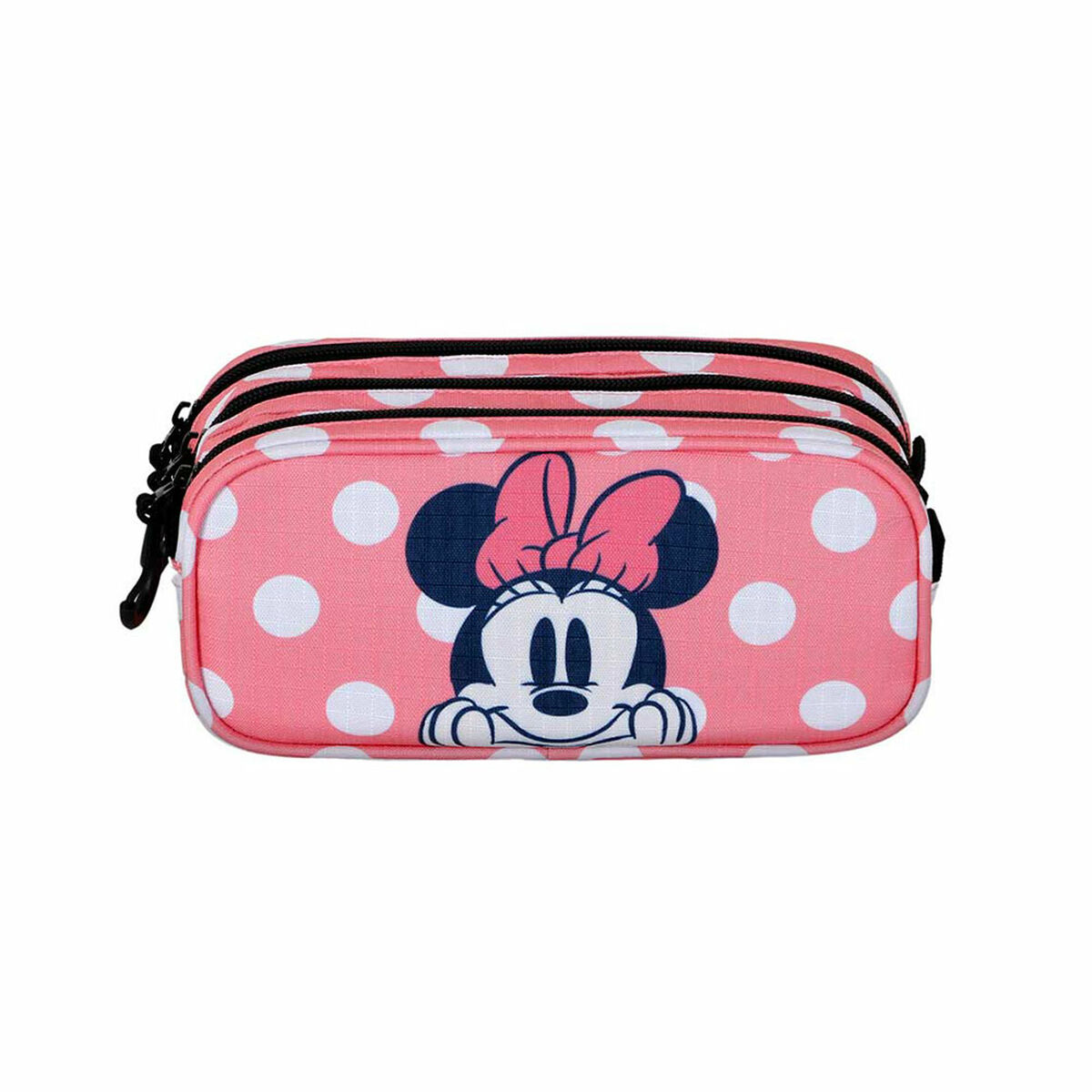 Trostruka pernica Minnie Mouse Karactermania Roza