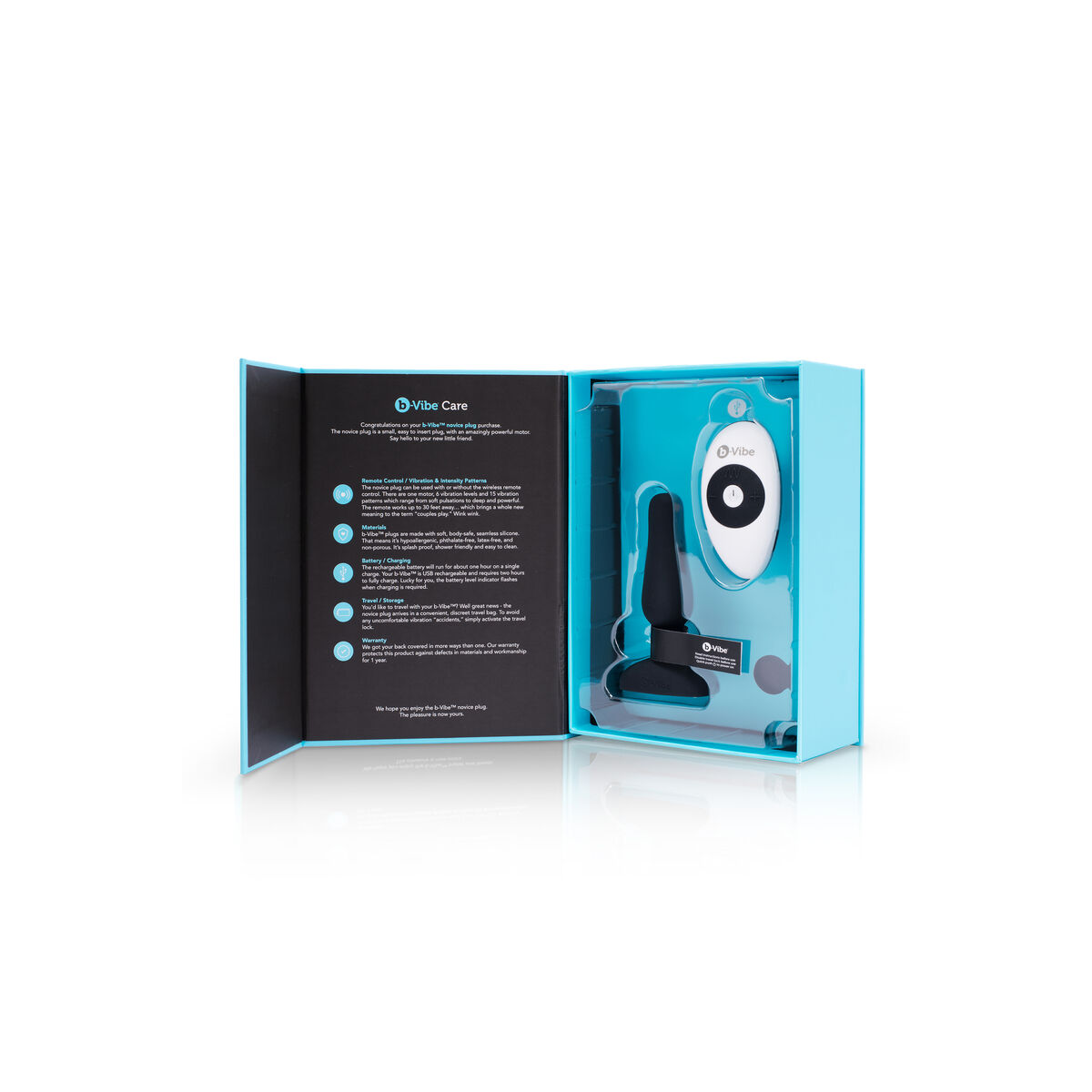 Anal plug B-Vibe NOVICE Sort