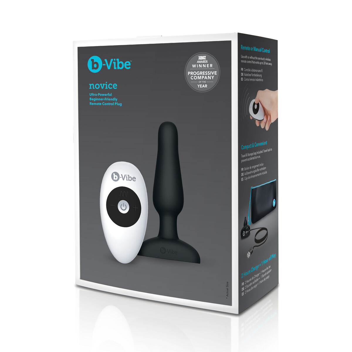 Anal plug B-Vibe NOVICE Sort