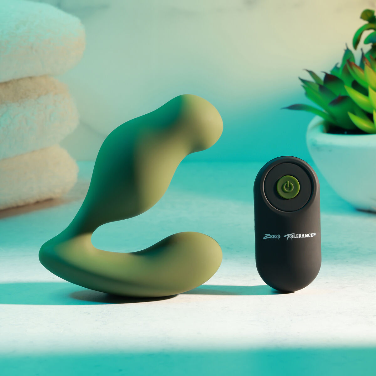 Vibratore Anale Zero Tolerance Verde