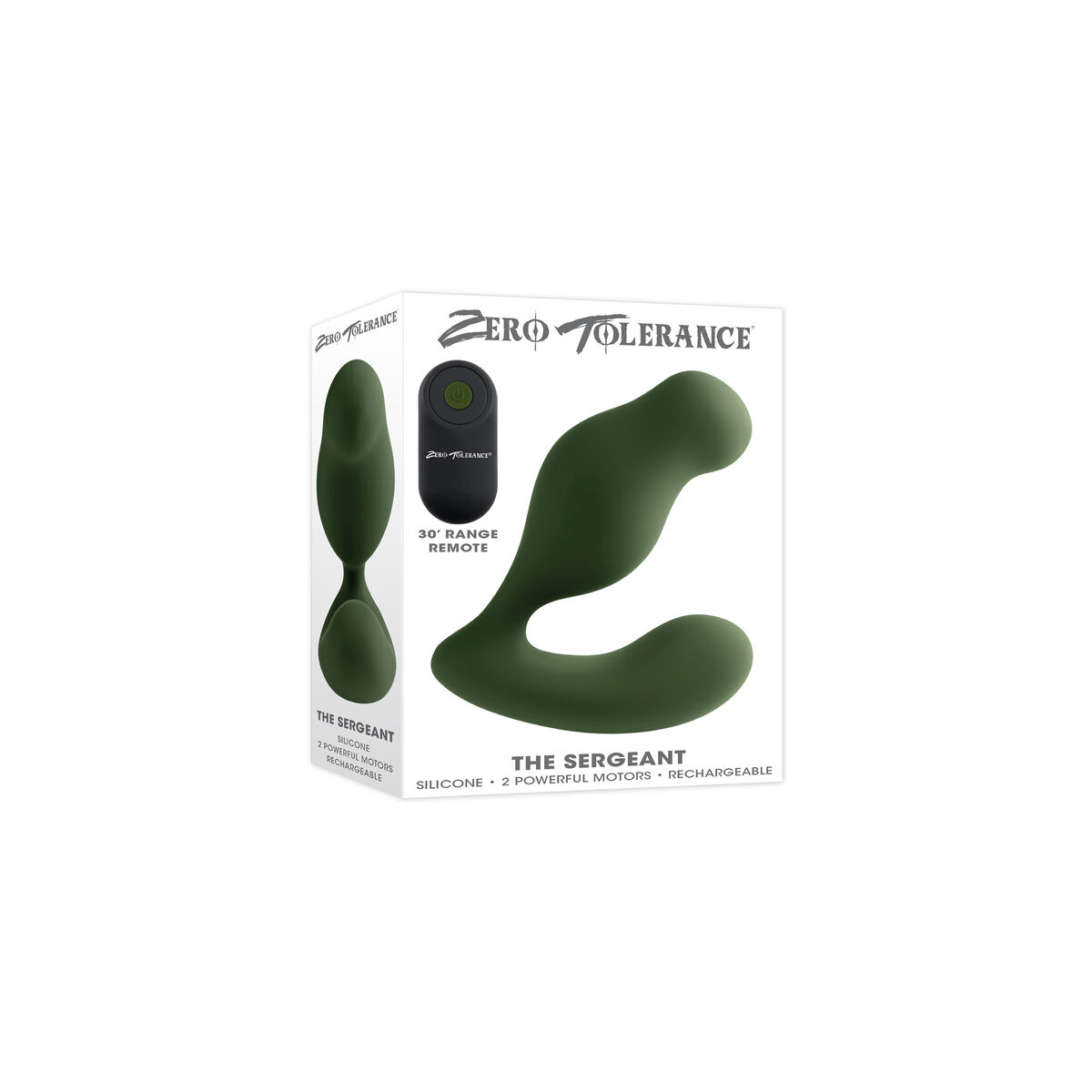 Vibrator anal Zero Tolerance Verde