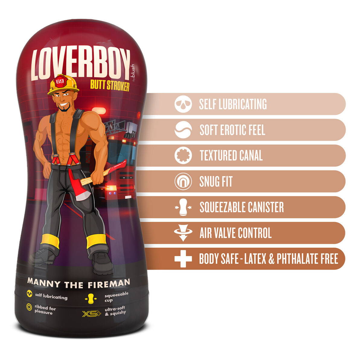 Jack Ass Endurance Blush Loverboy Marrone