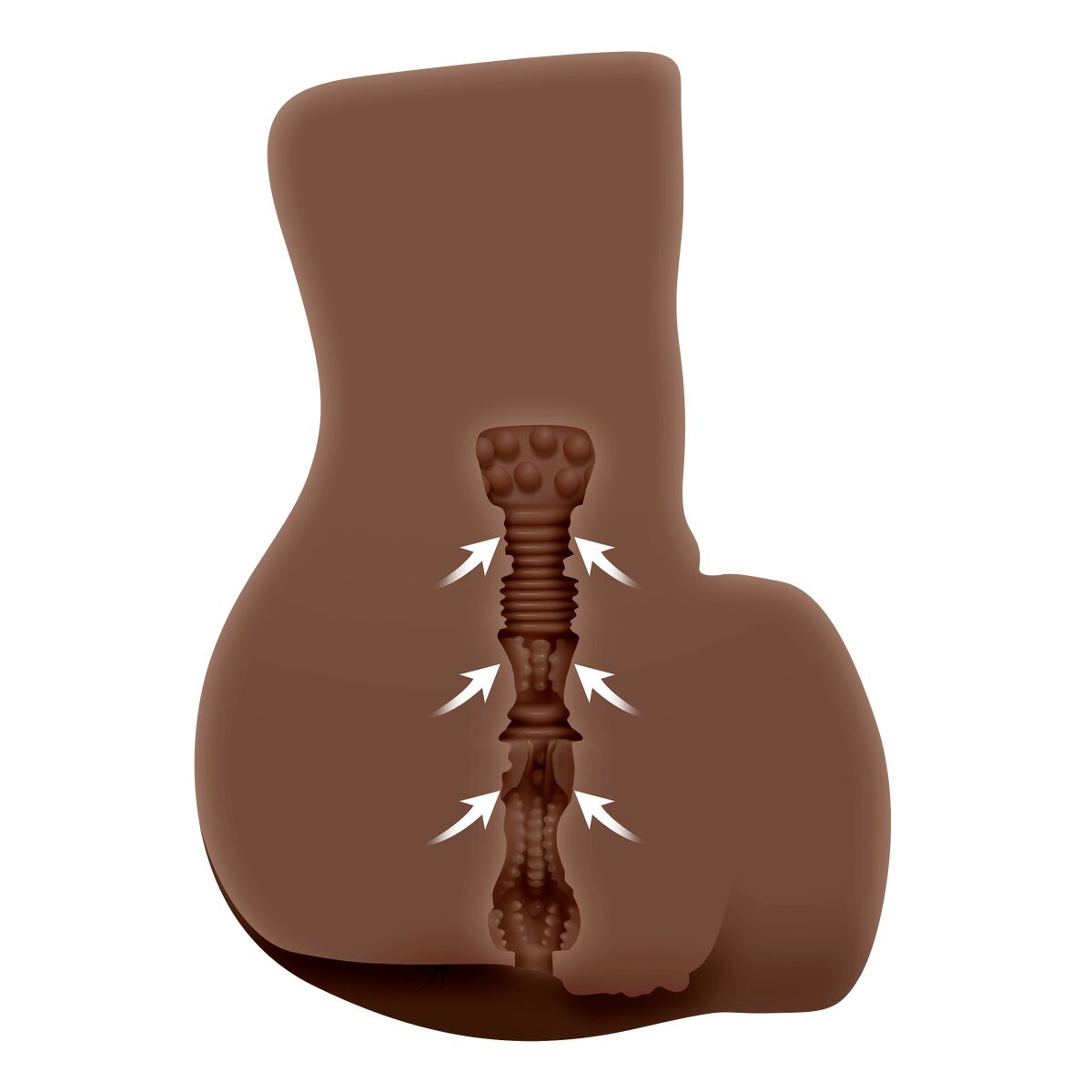 Jack Ass za Vzdržljivost Zero Tolerance Zero Tolerance Rjava