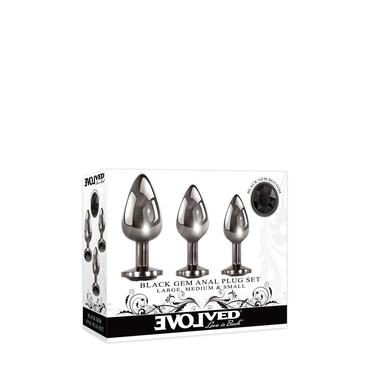 Plug Anal Evolved Prateado