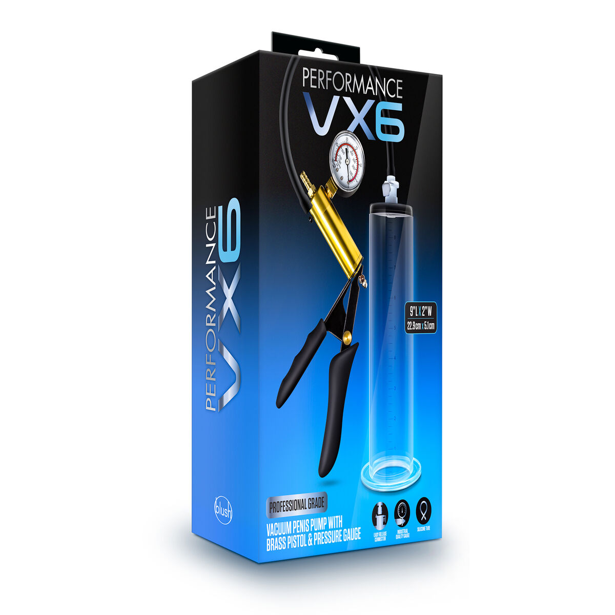 Pompă de Penis Blush Performance VX6 Negru