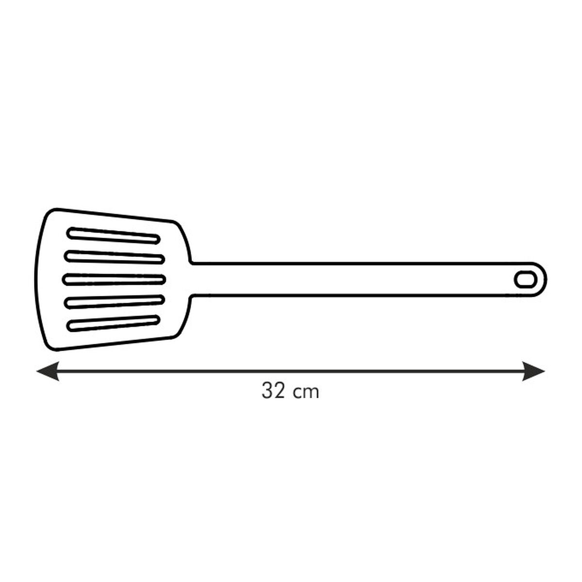 Kookspatel Tescoma Space Line Wit Zwart Plastic