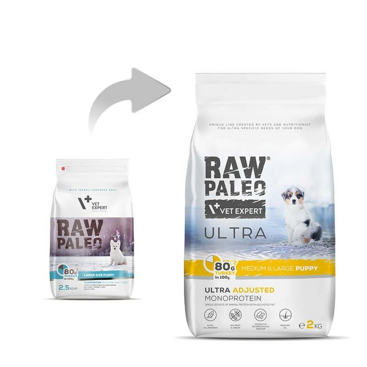 Foder VETEXPERT Puppy Turkey Kalkun 2 Kg