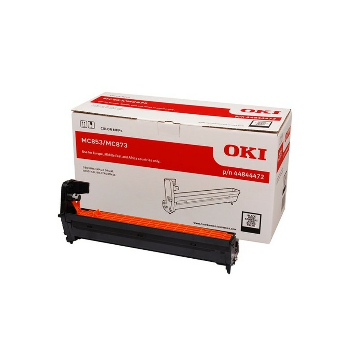 Printera rullis OKI 44844472 Melns