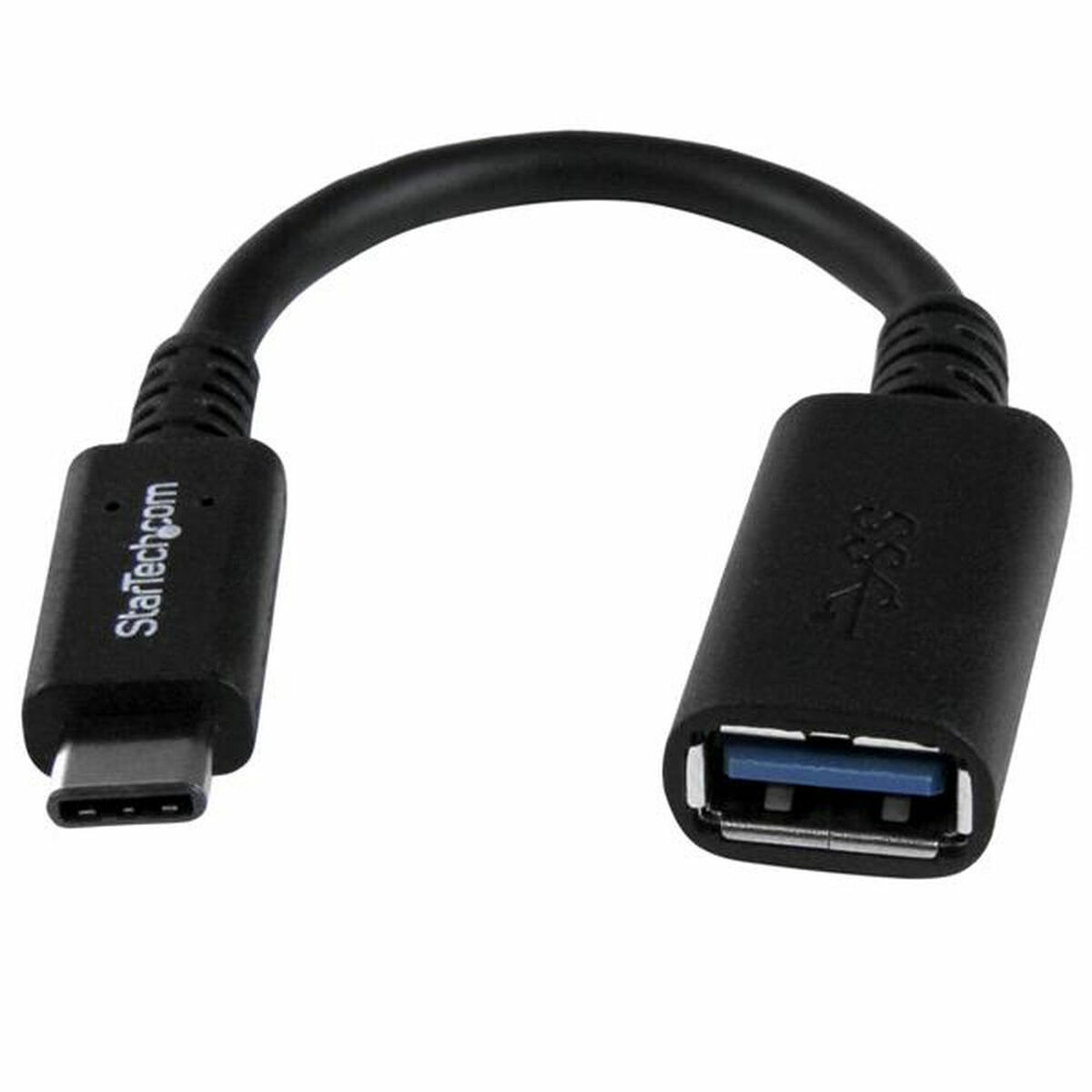 USB A til USB C Kabel Startech USB31CAADP Svart