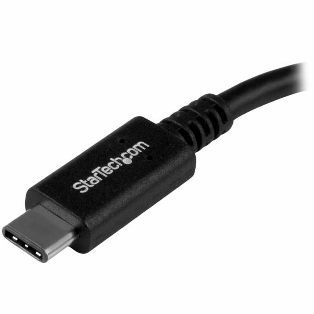 USB A til USB C-kabel Startech USB31CAADP Sort