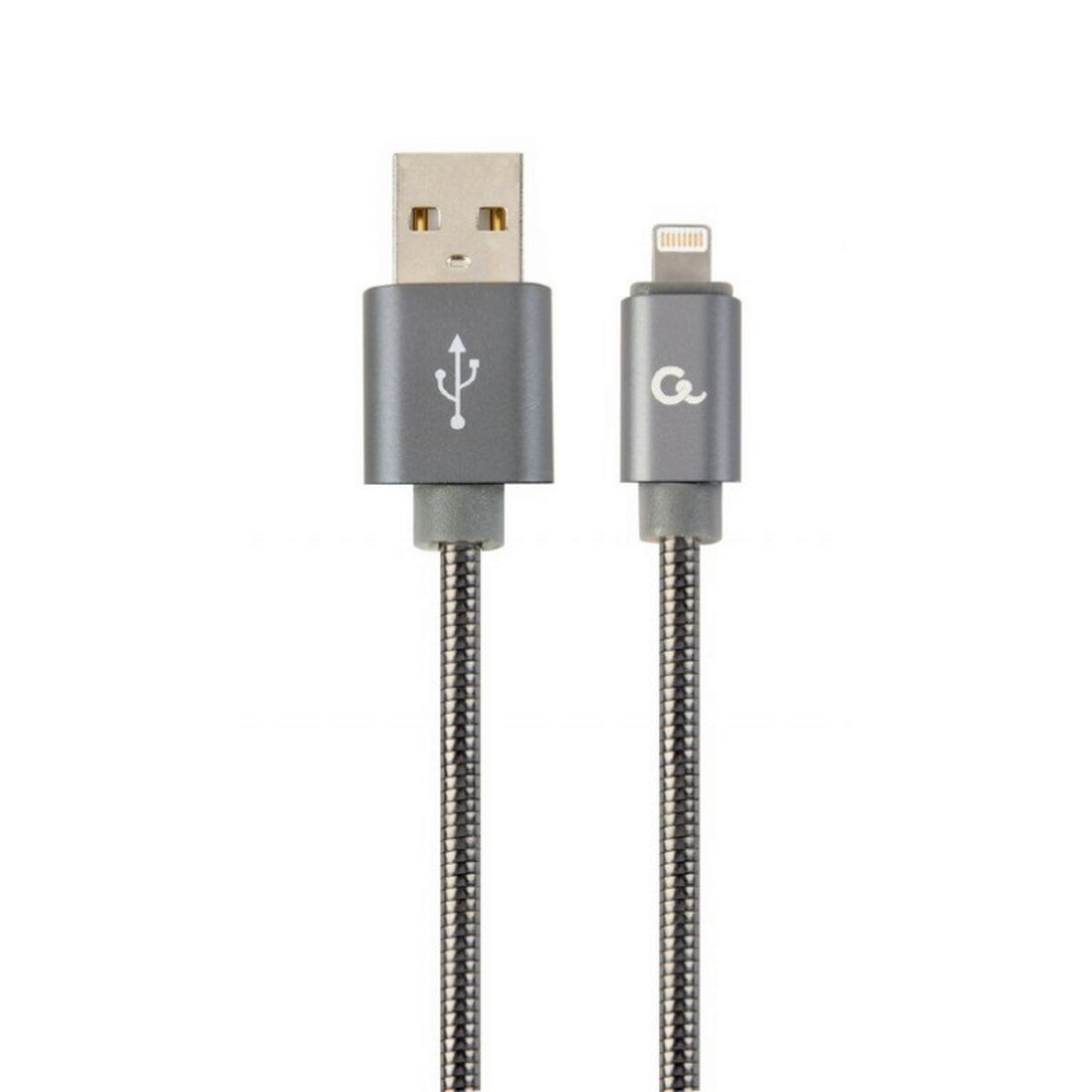 Cabo Lightning Cablexpert CC-USB2S-AMLM-1M-BG