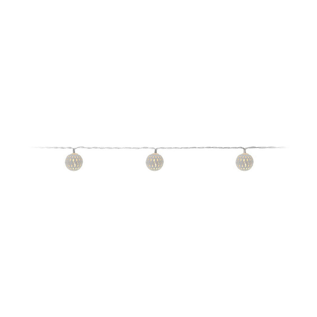 LED-krans Decorative Lighting Silvrig