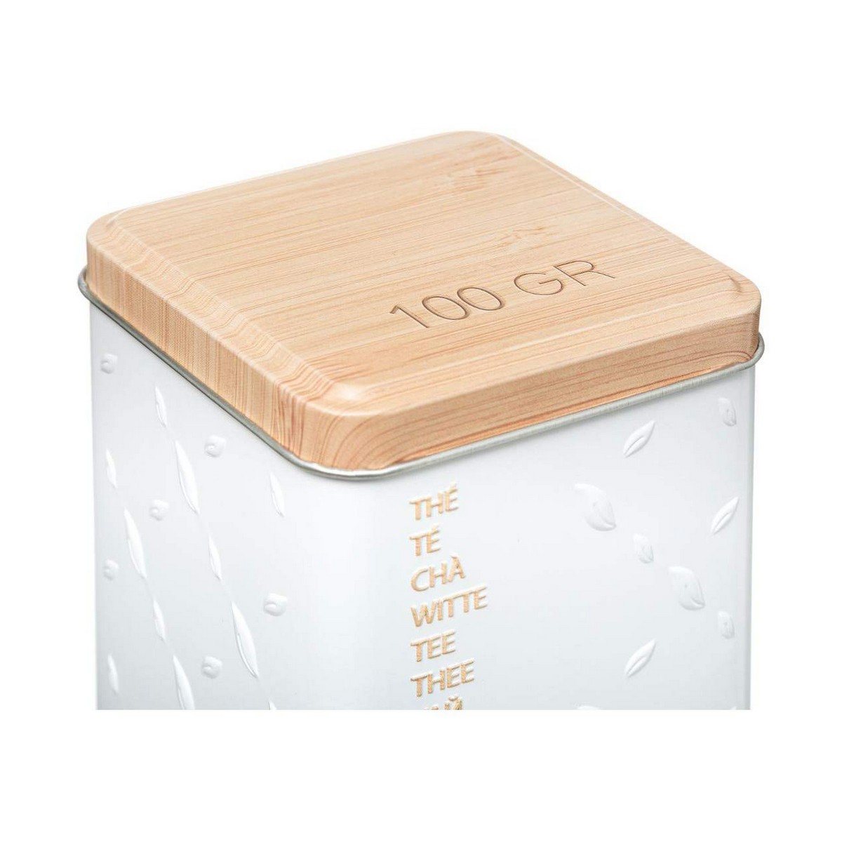 Multi-functionele Kist Nature Scandi Metaal Wit 100 gr