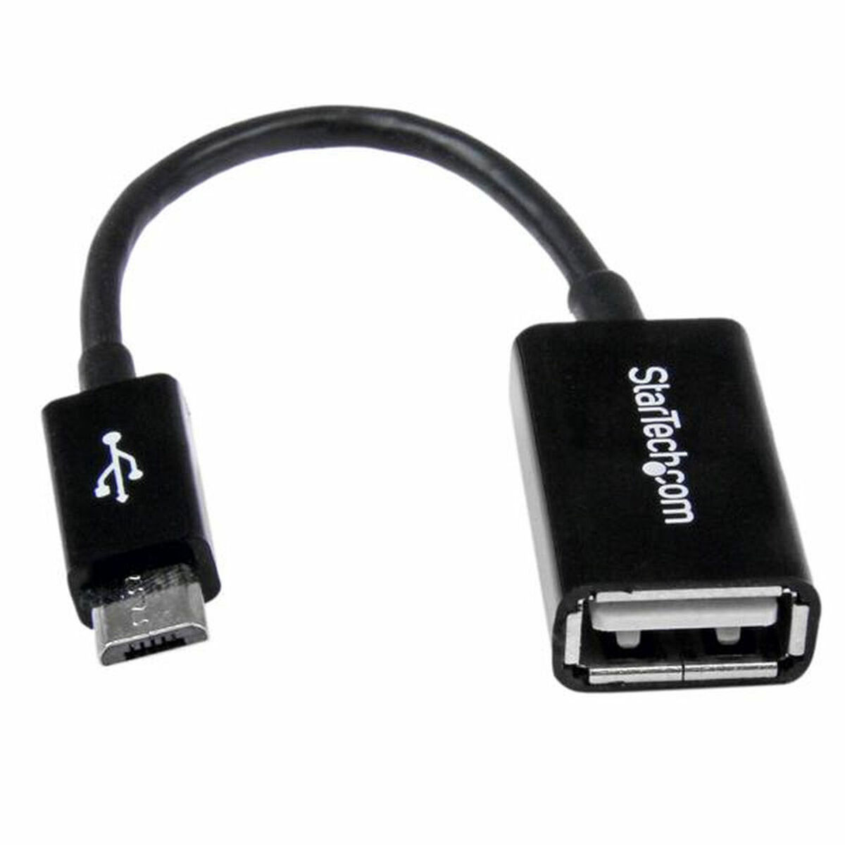 Kaapeli Micro USB Startech UUSBOTG USB A Micro USB B Musta