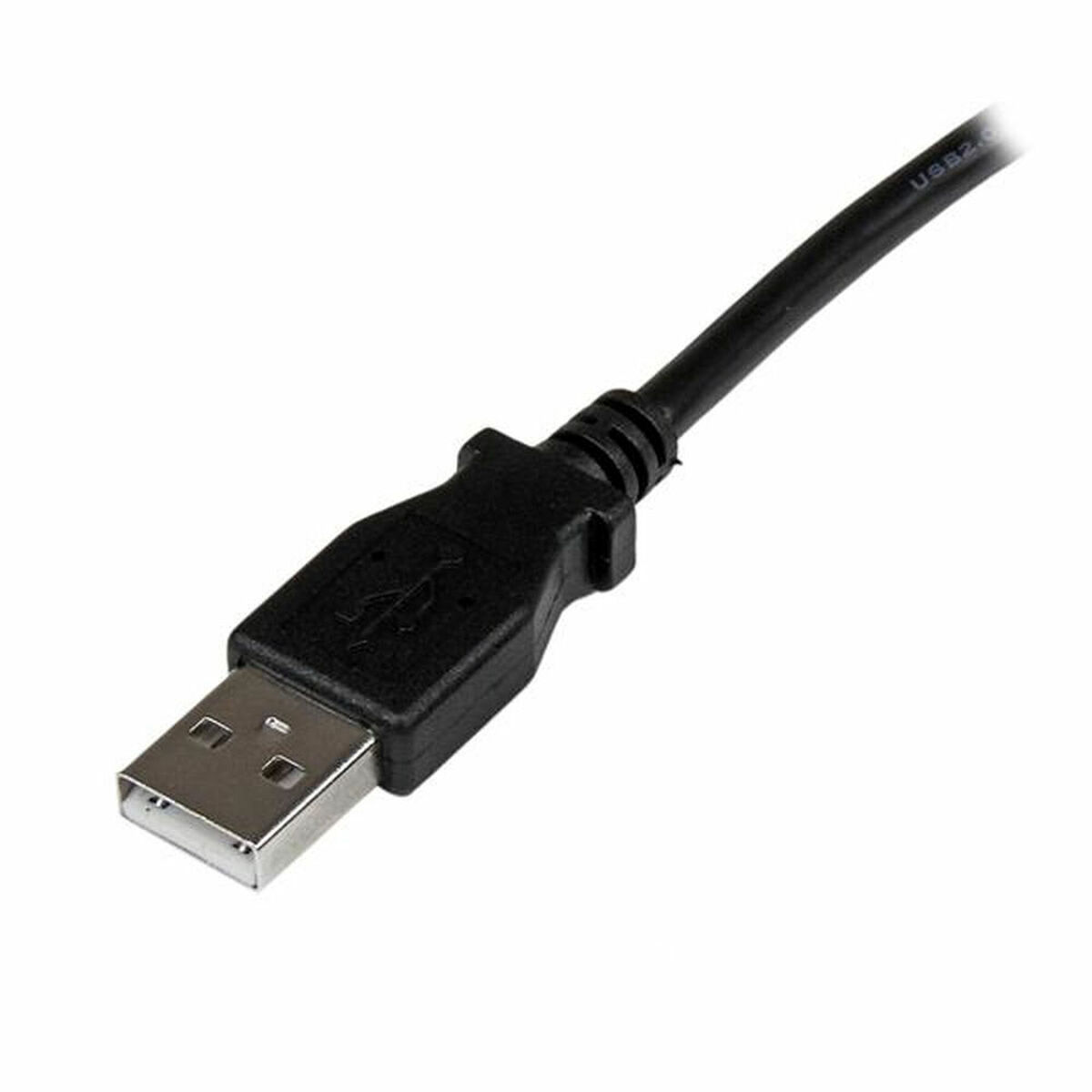 USB A til USB B-kabel Startech USBAB1MR Sort