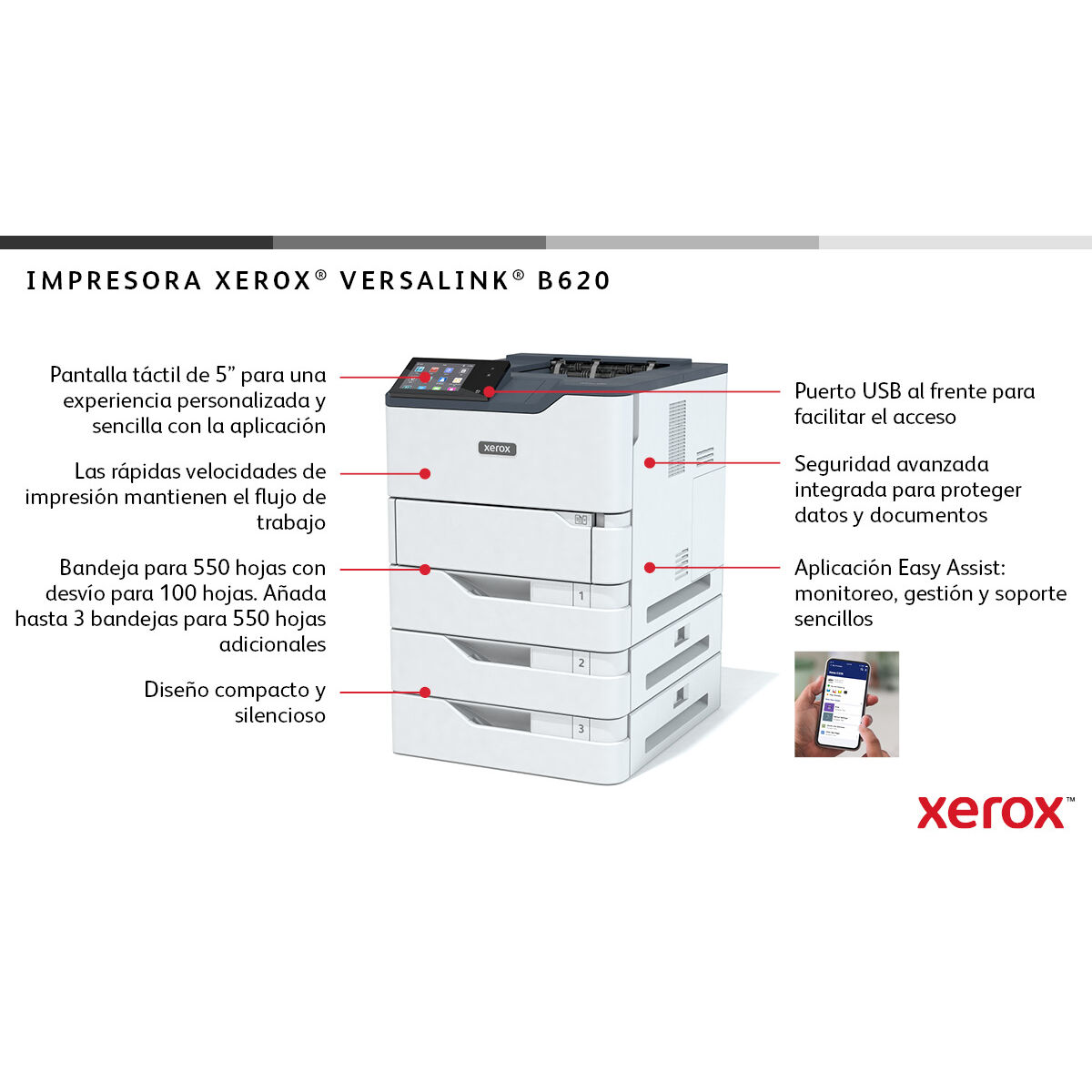 Laserski Printer Xerox B620V_DN