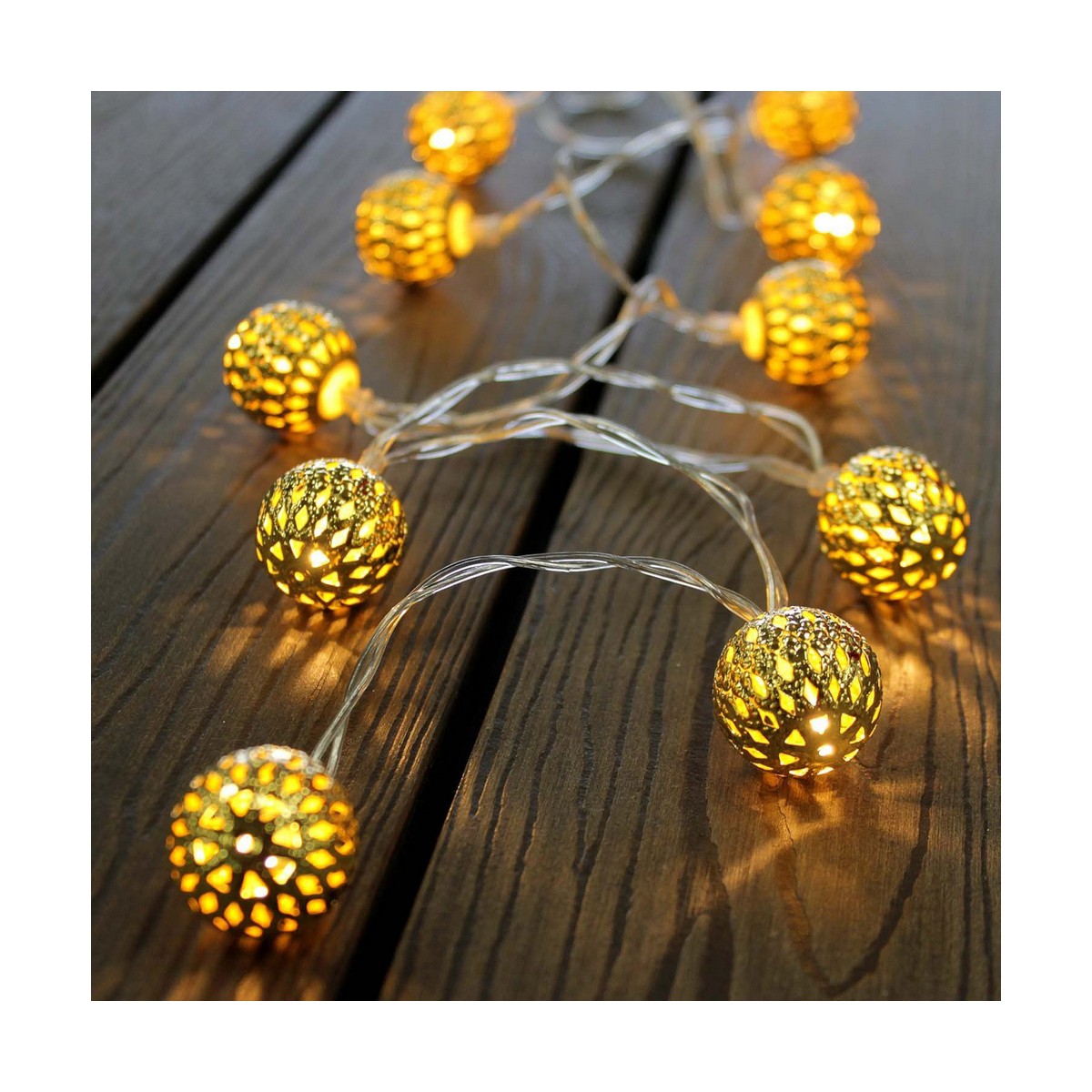 LED-lichtkrans Decorative Lighting Goud