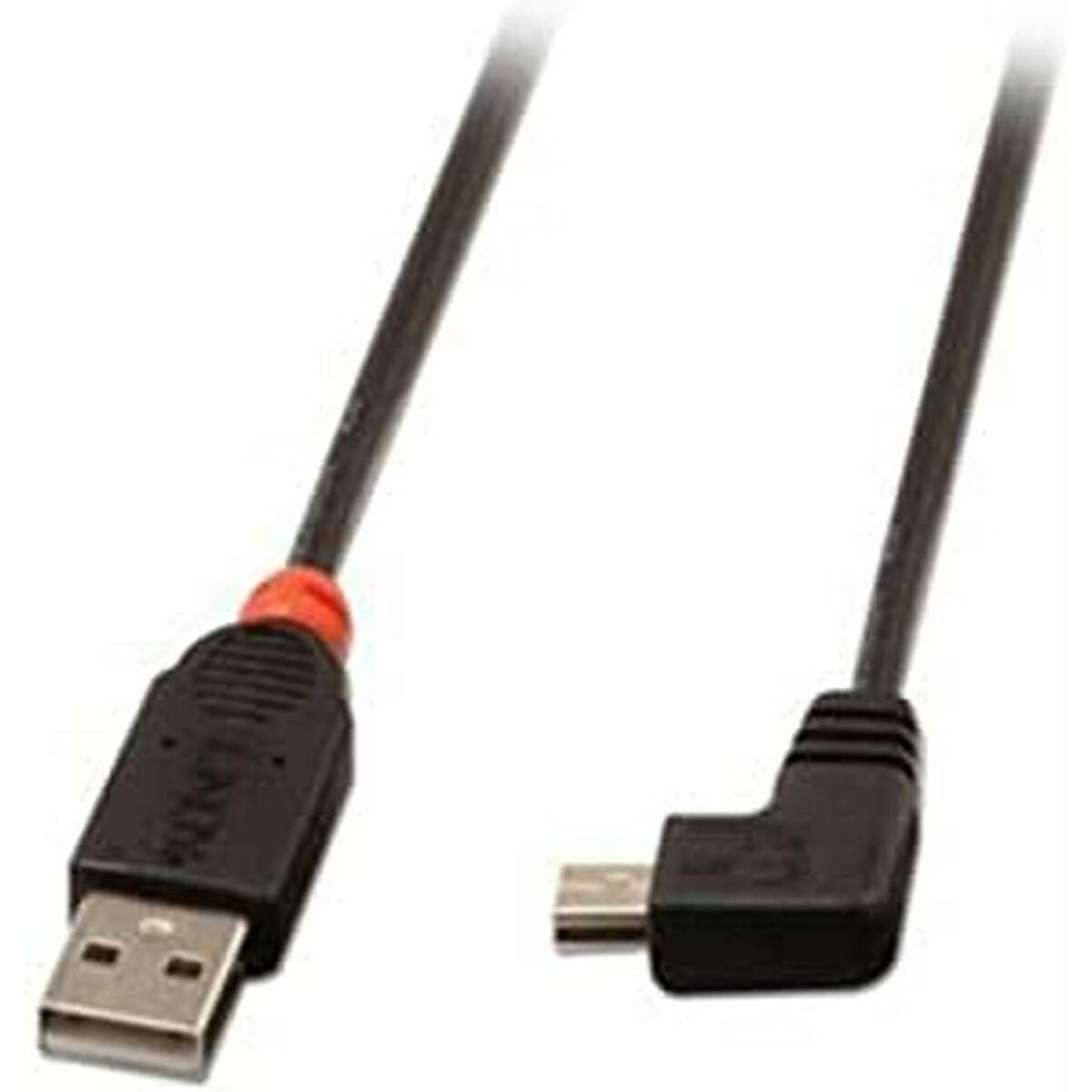 USB 2.0 A til mini USB B-kabel LINDY Sort 2 m