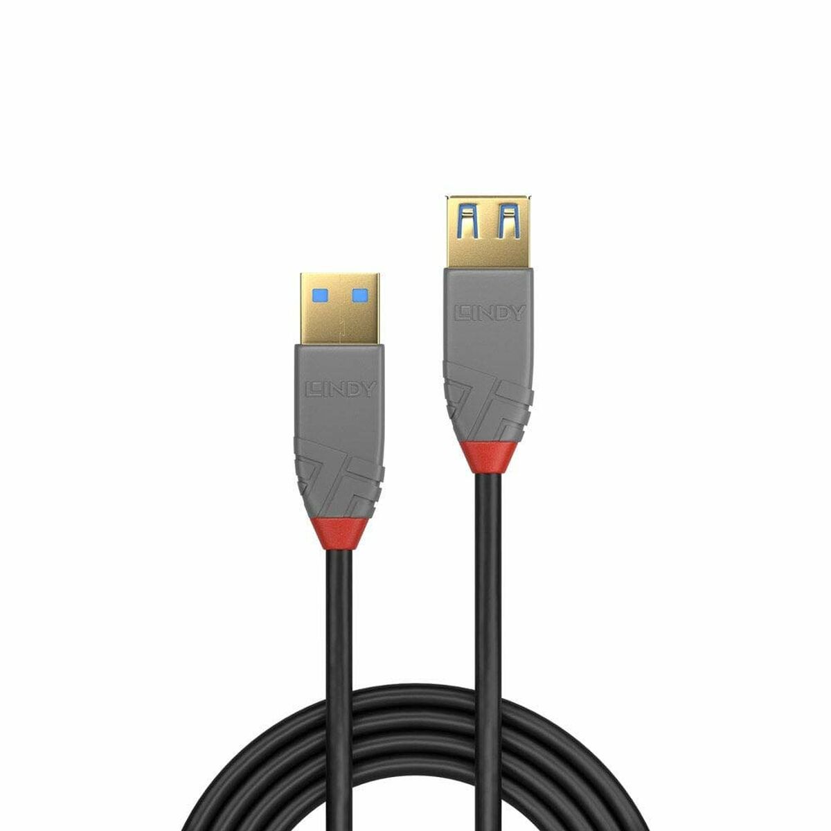 USB-kabel LINDY Sort 50 cm