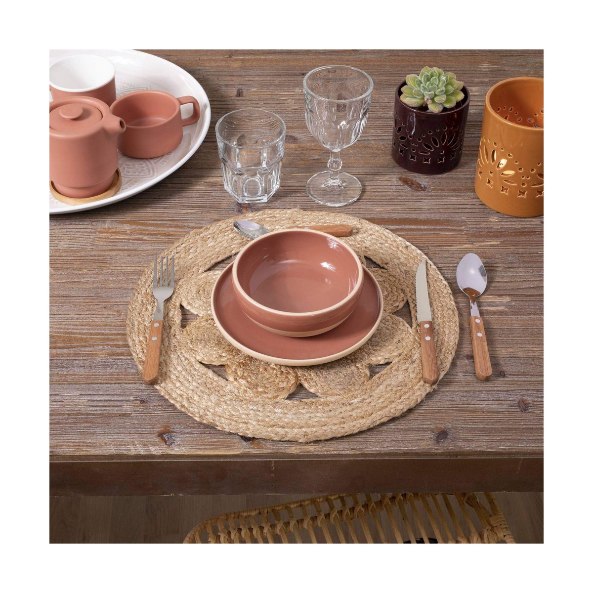 Podloga Secret de Gourmet Rjava Ø 38 cm