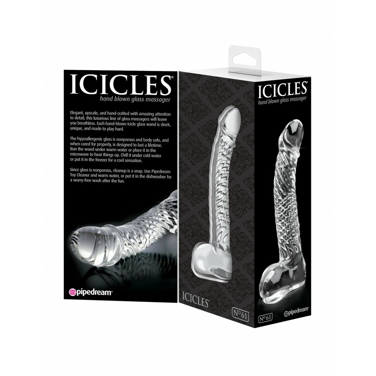 Dupla behatolás simogató Pipedream Icicles