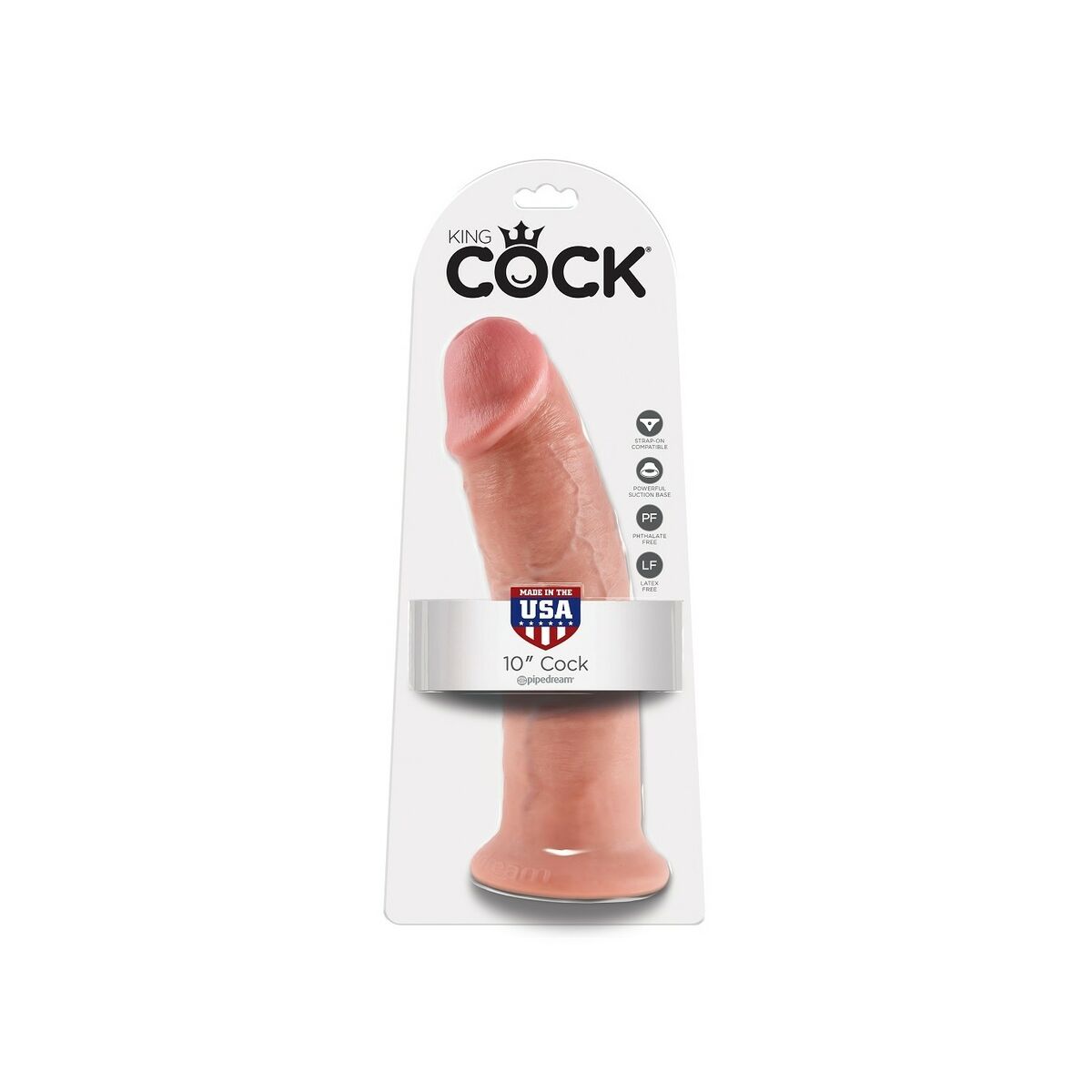Realistisk penis Pipedream King Cock PVC