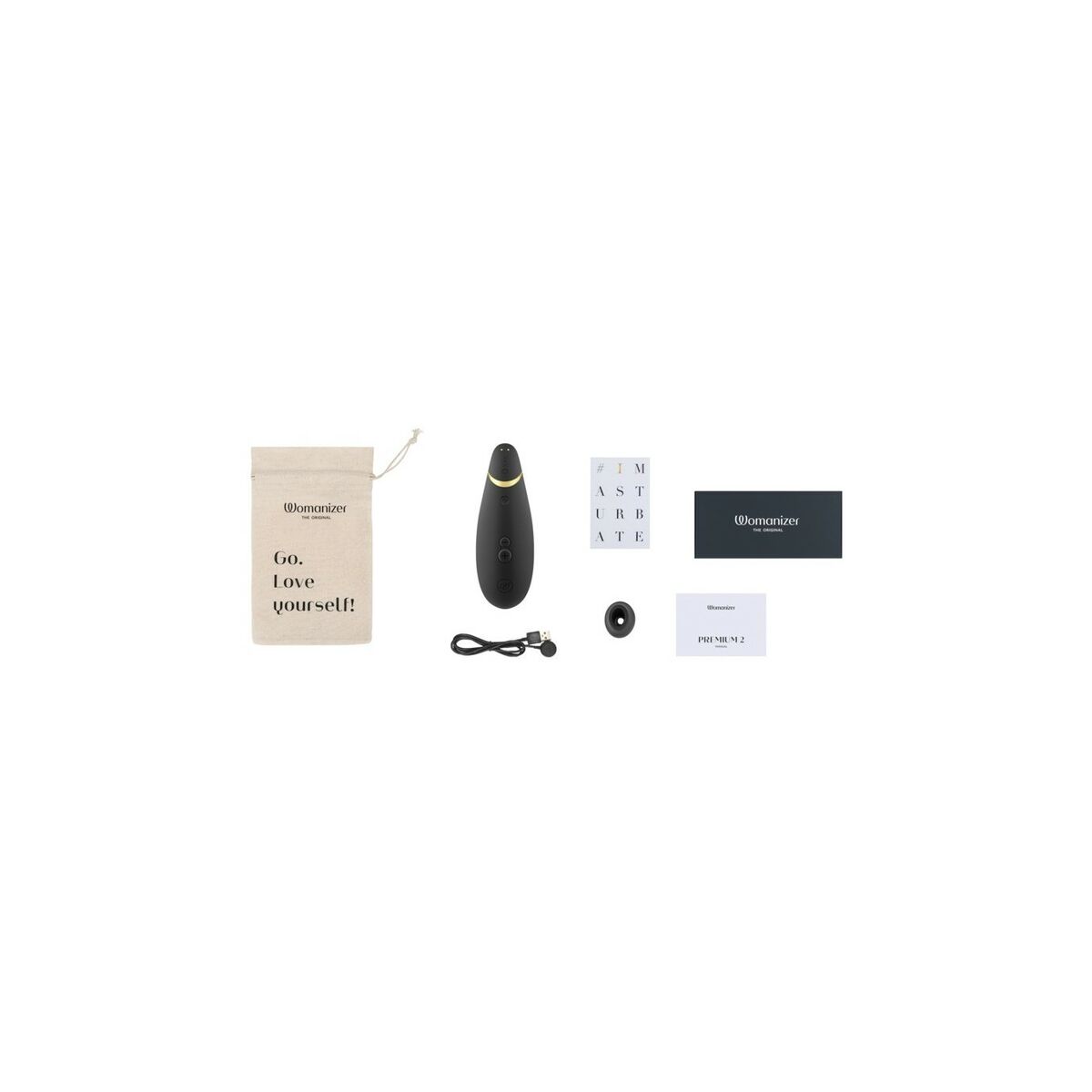 Vibratorius Womanizer WOM163-BLACK Juoda