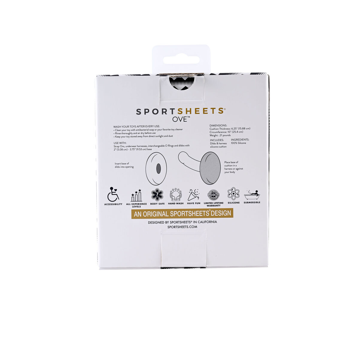 Prisegamas vibratorius Sportsheets Merge Collection