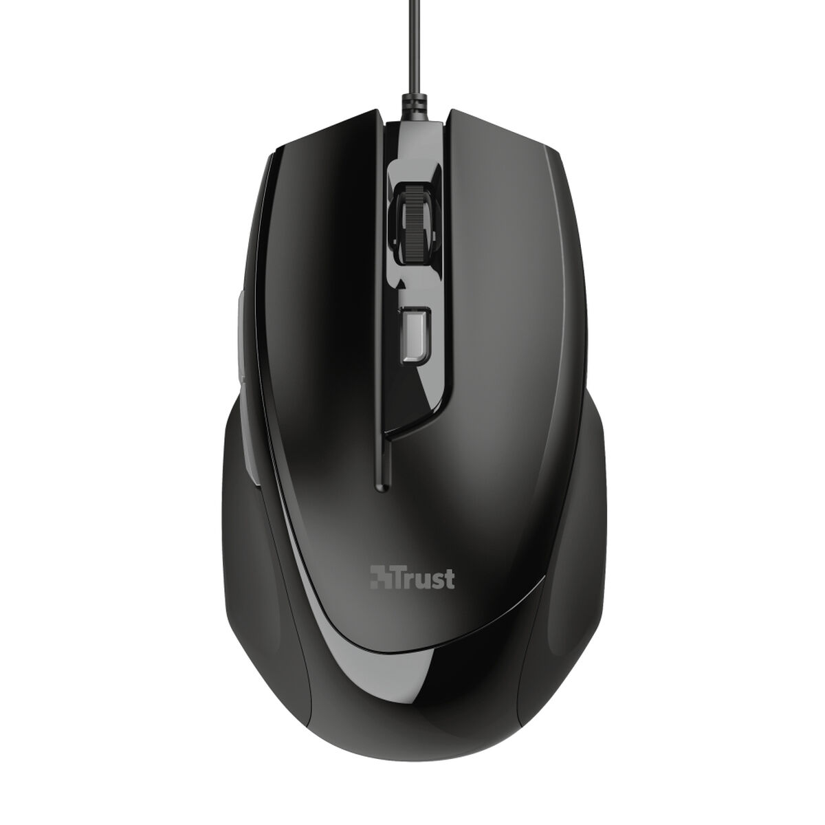 Muis Trust Voca Zwart 2400 dpi