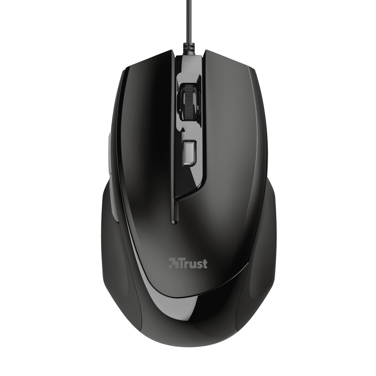 Muis Trust Voca Zwart 2400 dpi