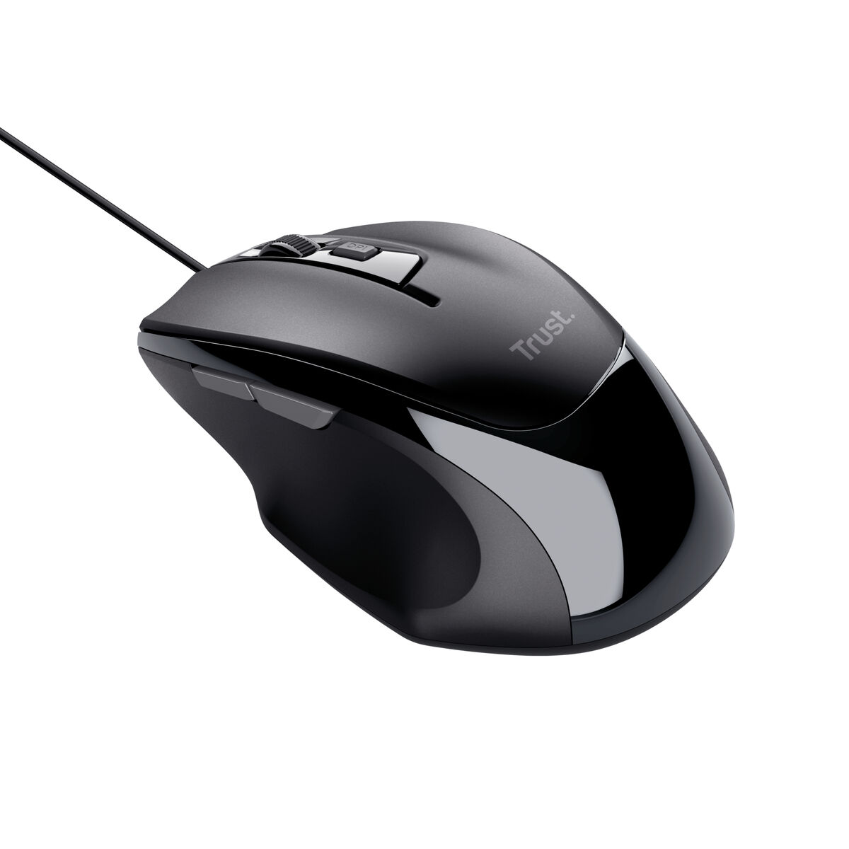 Muis Trust Voca Zwart 2400 dpi