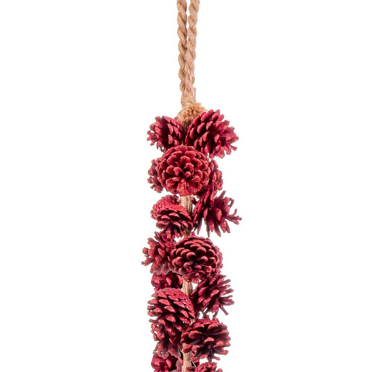 Julekule Rød Ananas 110 cm