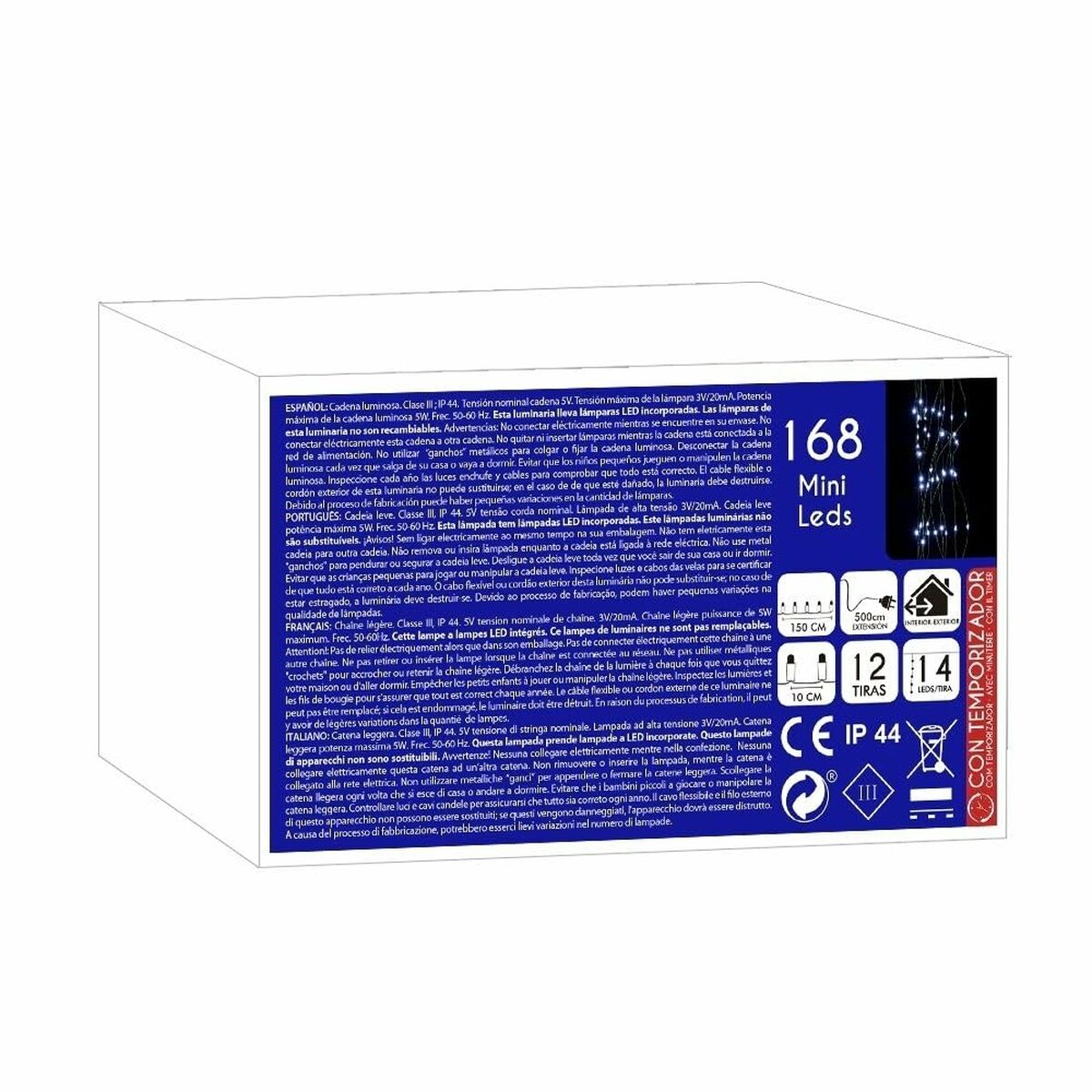 Grinalda de Luzes LED Multicolor 5 W Natal