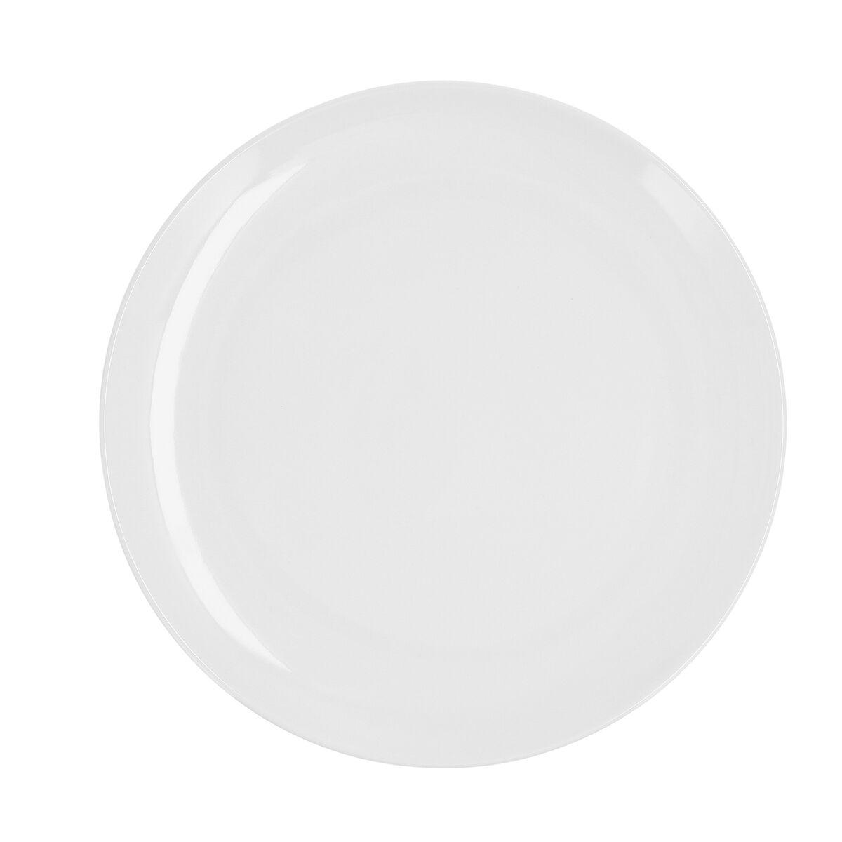 Flat Plate Quid Select Basic White Plastic 25 cm (24 Units)