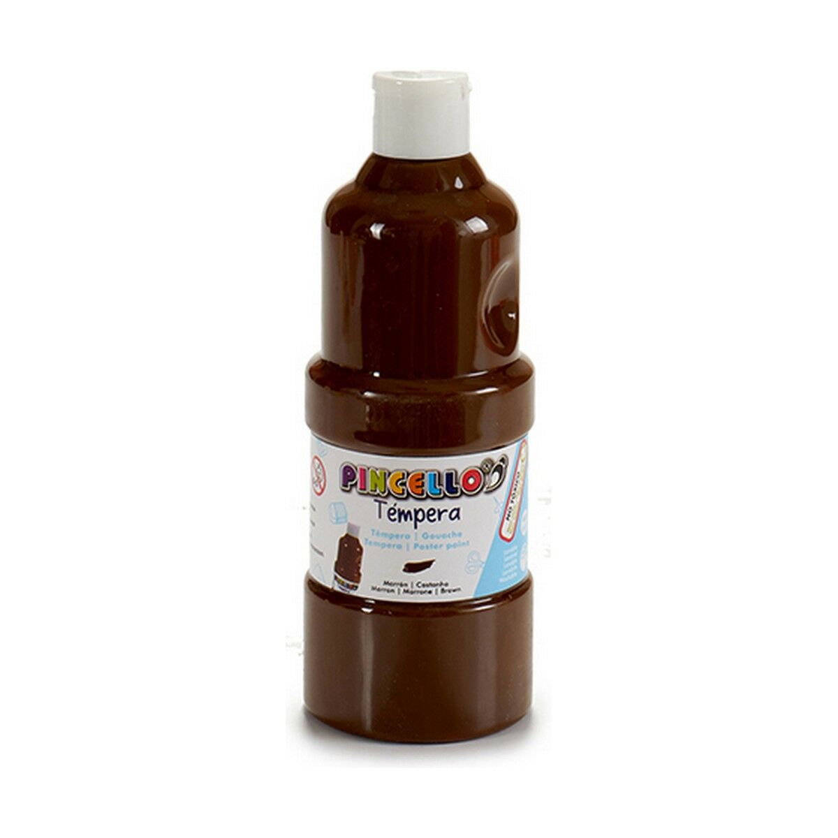 Tempera Pincello Rjava 400 ml (6 kosov)