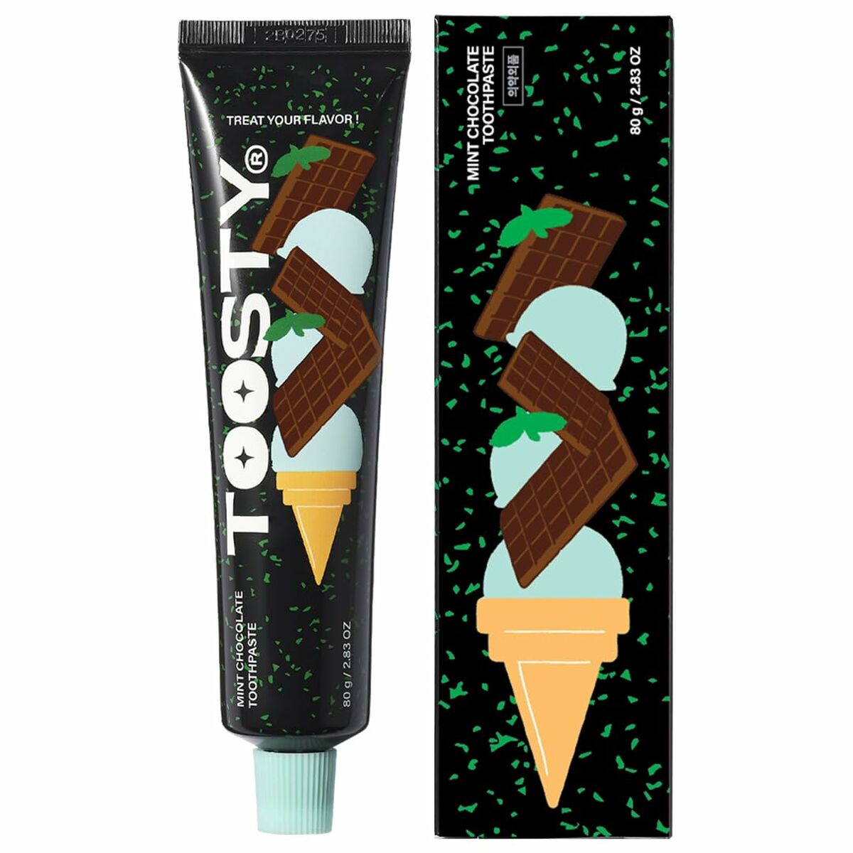 Toothpaste Toosty Toothpaste 80 g Chocolate with Mint