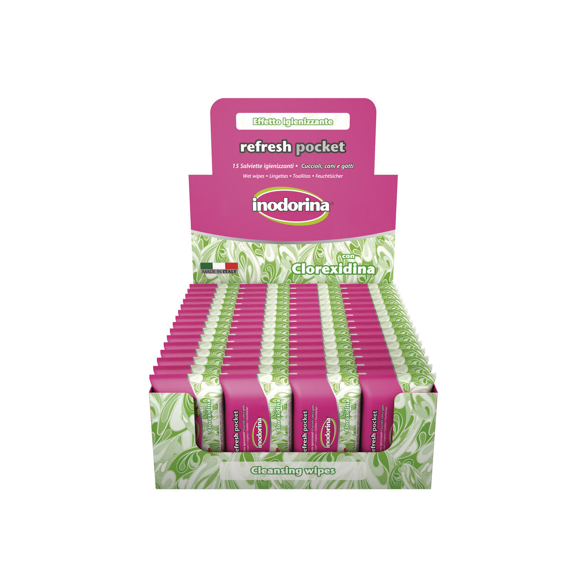 Mokré ubrousky pro domácí zvířata Inodorina