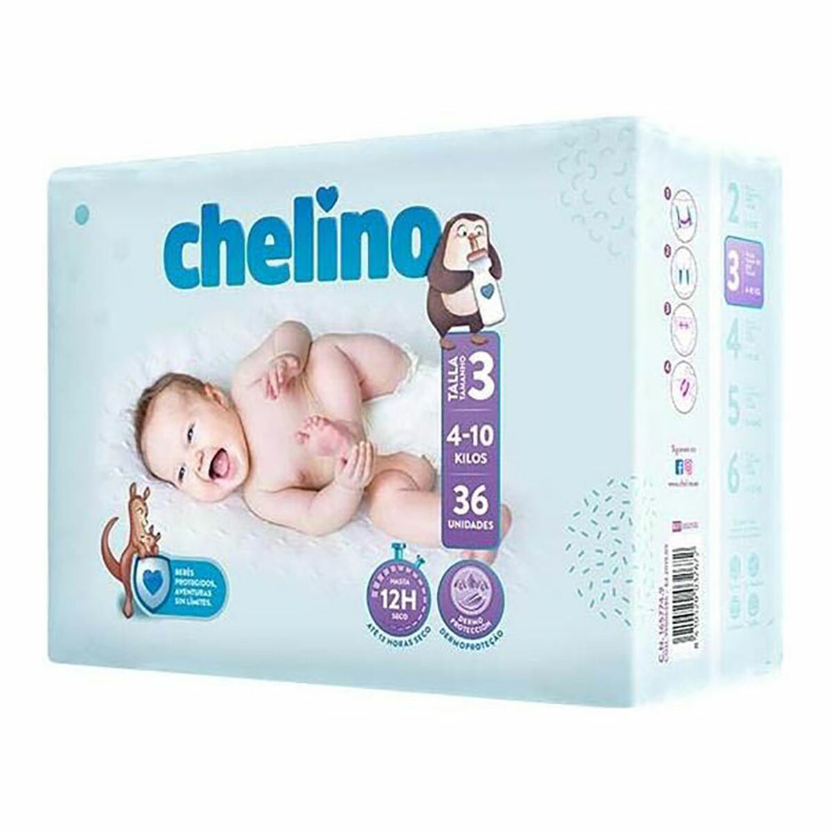 Engangsbleier Chelino (36 uds)