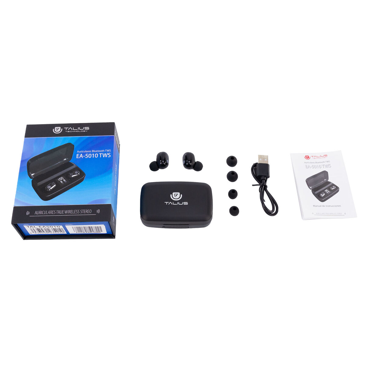 Bluetooth hovedtelefoner Talius EA-5010 Sort
