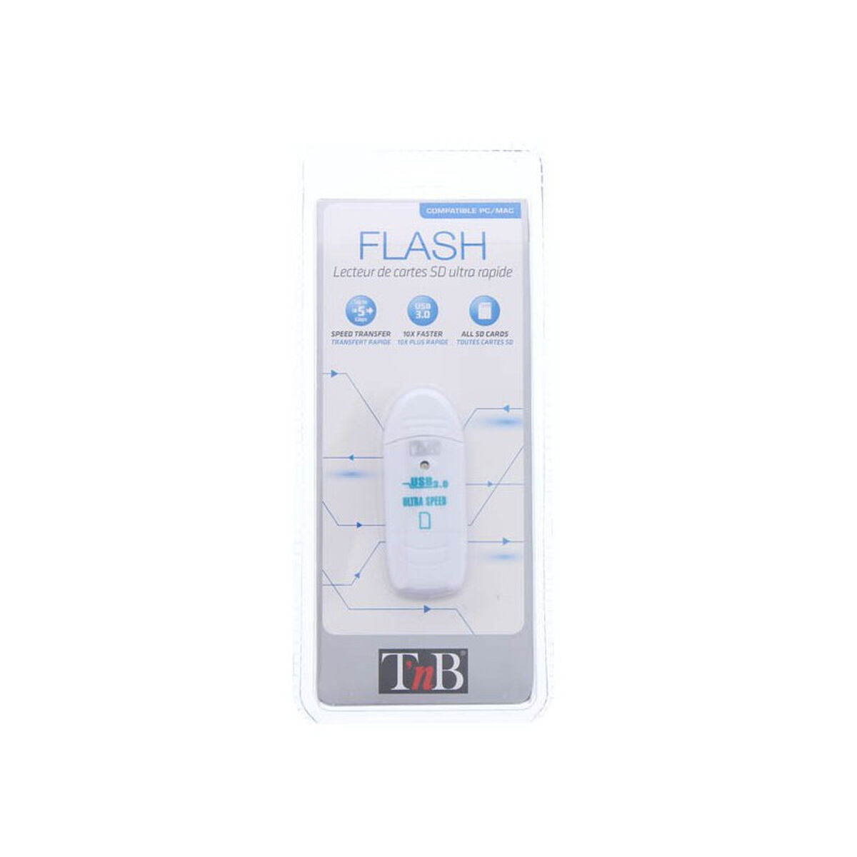 External Card Reader T'NB Mini USB 3.0 White