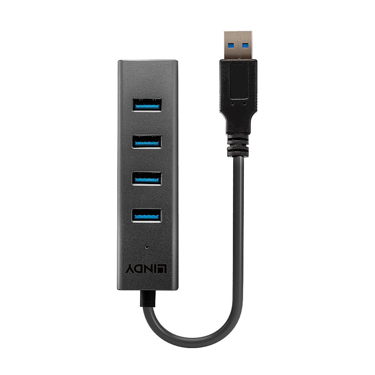 USB Hub LINDY Grå