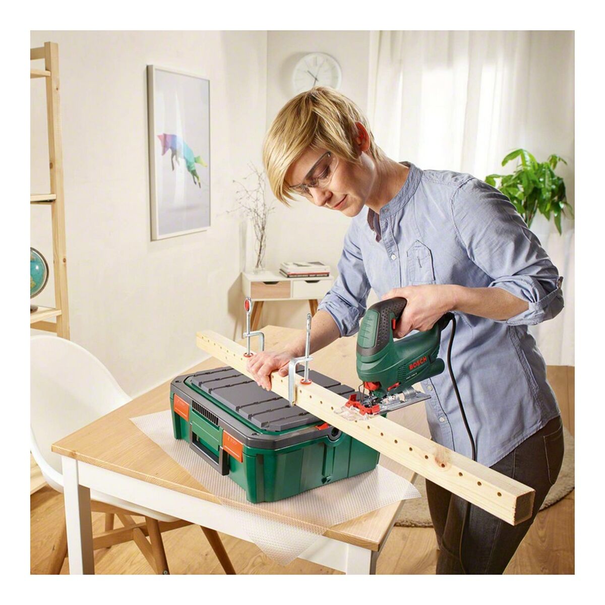 Arbetsbord BOSCH Sågad