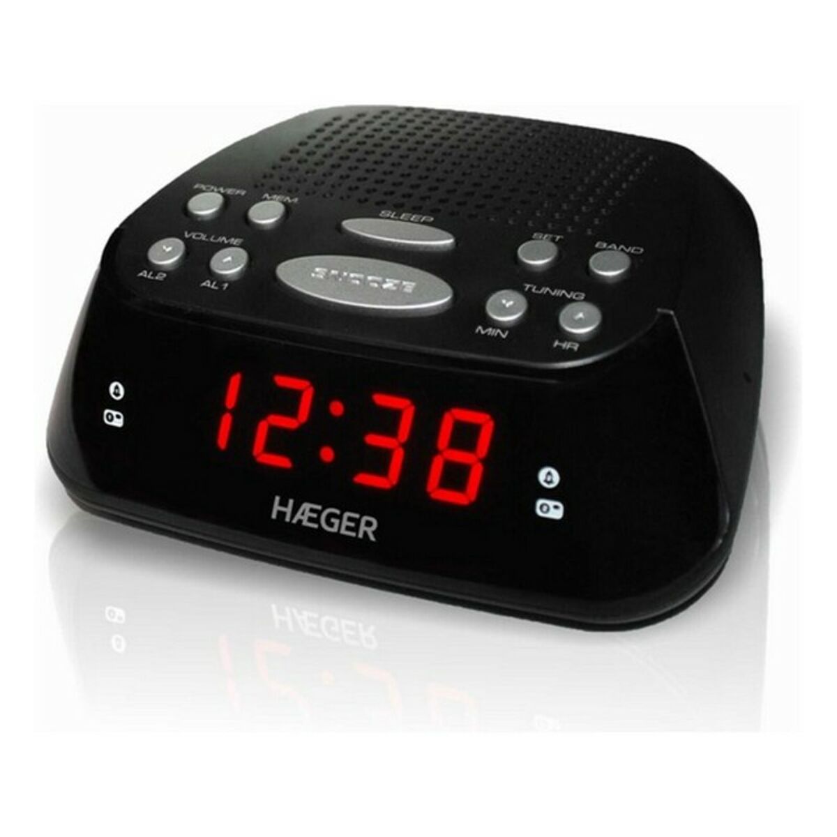 Clockradio Haeger RA-06B.005B Sort