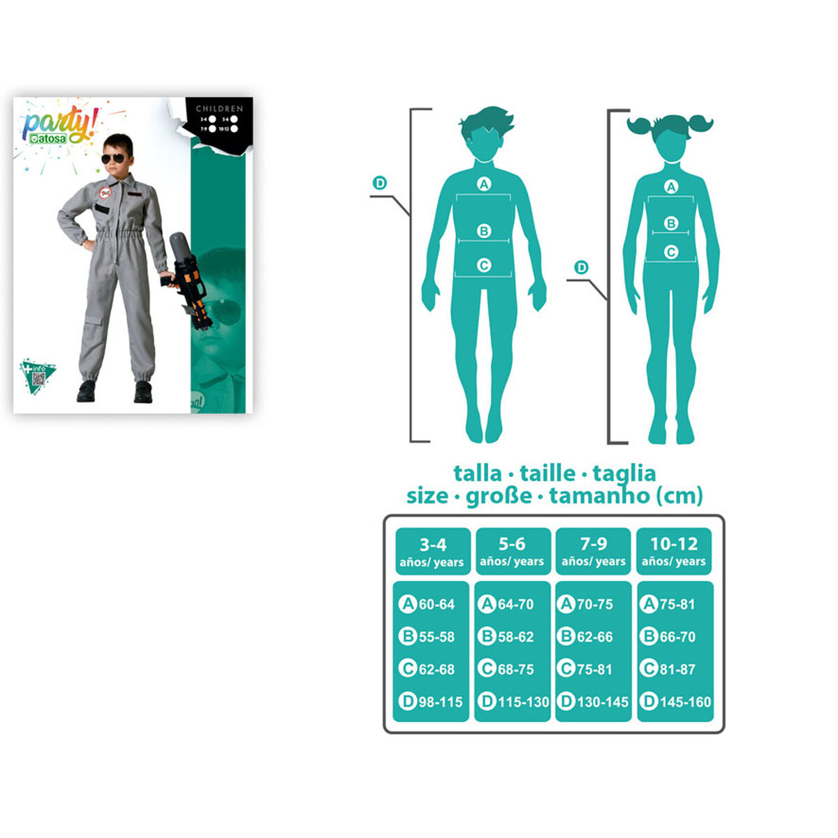 Costume per Bambini Exterminator