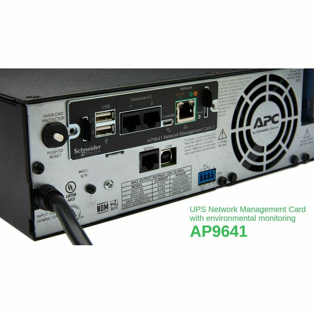 Netværkskort APC AP9641